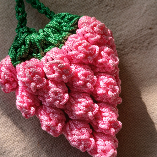 Crochet Berry Cluster Keycharm