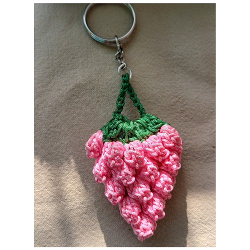 Crochet Berry Cluster Keycharm