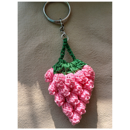 Crochet Berry Cluster Keycharm