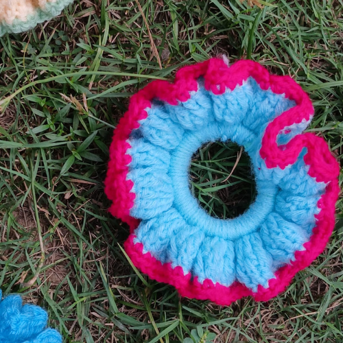 Ocean Sunset Scrunchie
