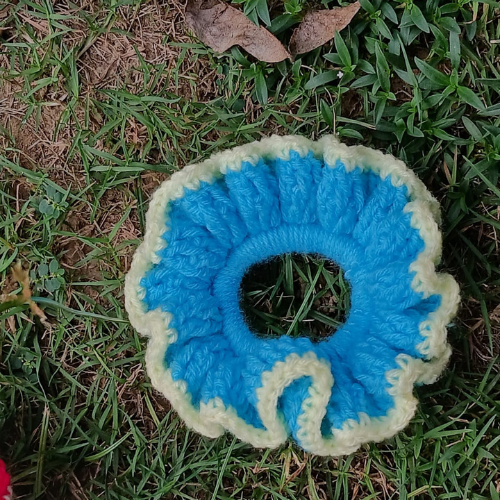 Sky & Vanilla Dream Scrunchie