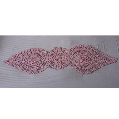 Lavender Crochet Table Runner | Purple Lace | Handcrafted Decor